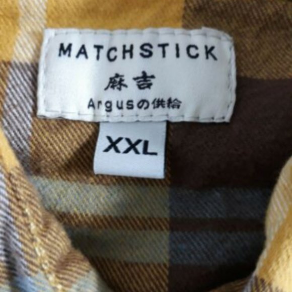 MATCHSTICK Argus Womens Plaid Shirt Flannel L/S Button Roll Sleeves/Sides XXL - Picture 6 of 8